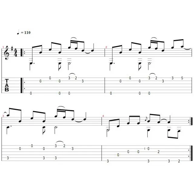 Три полоски (Animal ДжаZ) - переложение для гитары