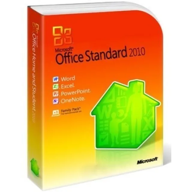 Ключ активации Microsoft Office 2010 Standard 1ПК