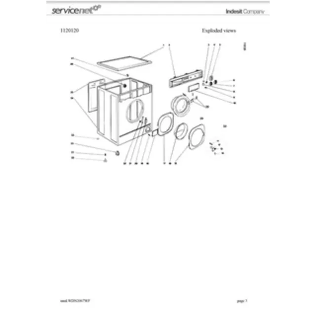 сервис мануал стиральной машины INDESIT WDN 2067