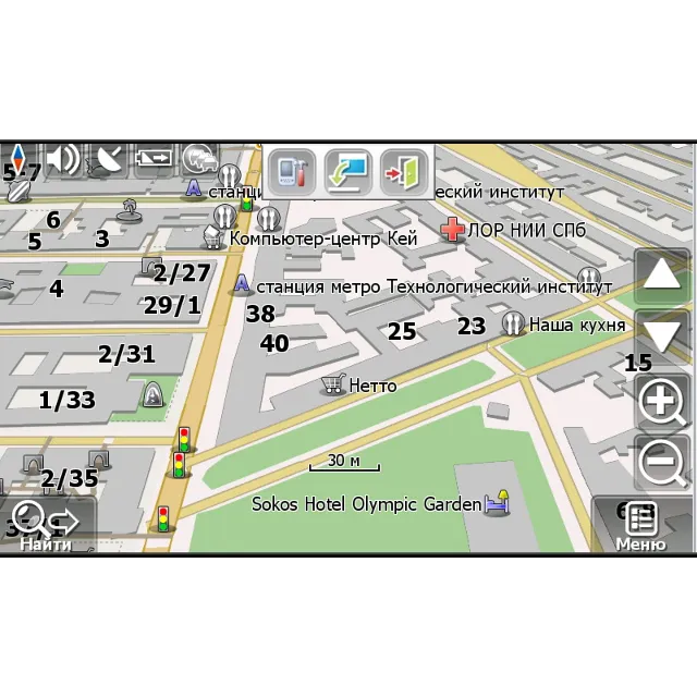 Авто-карта Ленинградской области для Navitel Navigator