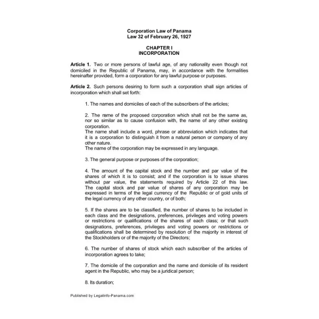Панама. Международные Деловые Компании