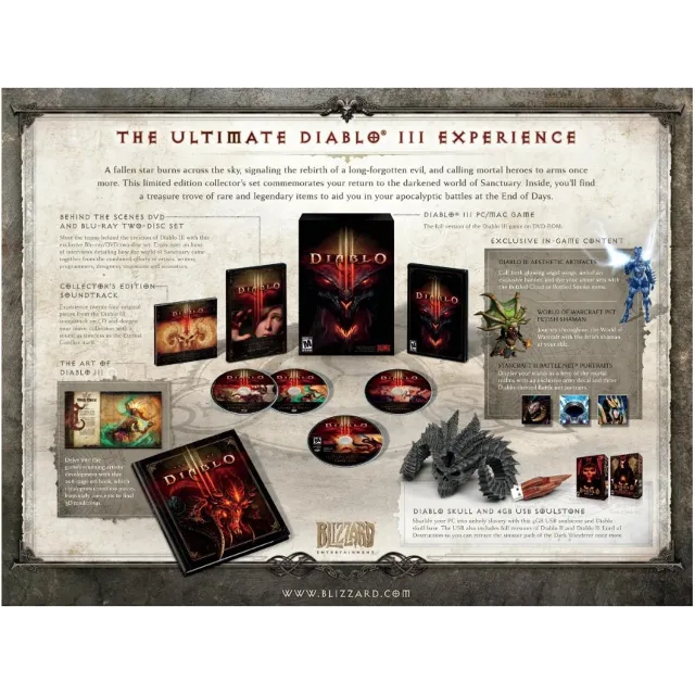 Diablo 3 III Collector Edition CD-key пет фетиш-шаман