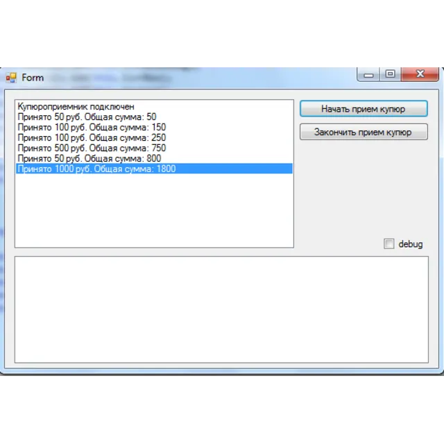 Драйвер (C#) для купюроприемников CashCode SM (CCNet)