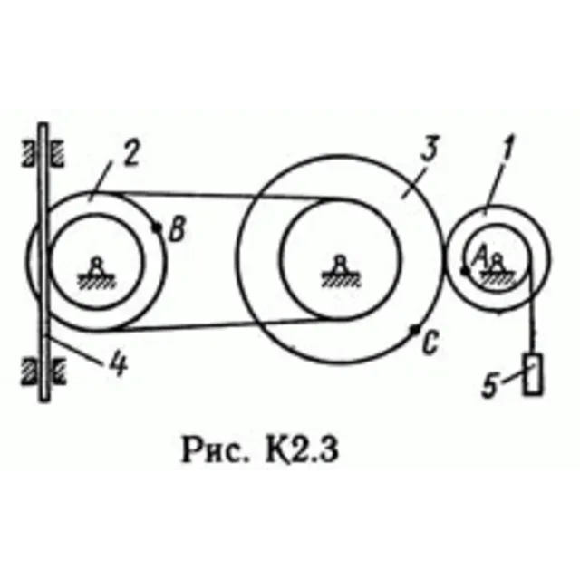 Решение задачи К2 рис 3 усл 7 (вариант 37) Тарг С.М. 89