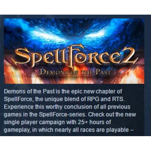SpellForce 2 Demons of the Past STEAM KEY КЛЮЧ ЛИЦЕНЗИЯ