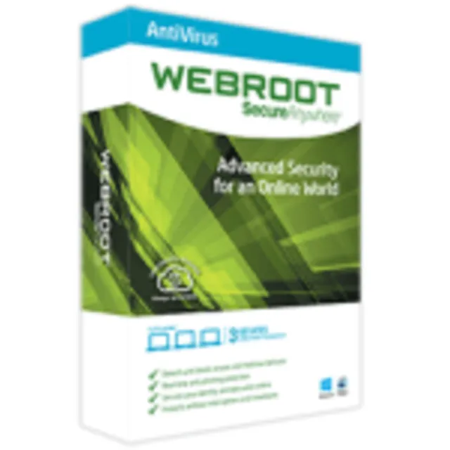 Webroot SecureAnywhere AntiVirus до 30 декабря 2026/1ПК