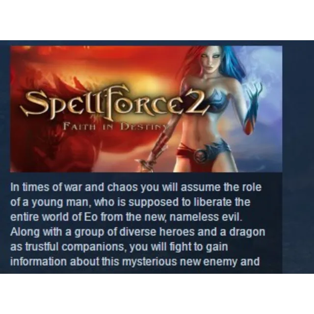 SpellForce 2: Faith in Destiny STEAM KEY КЛЮЧ ЛИЦЕНЗИЯ