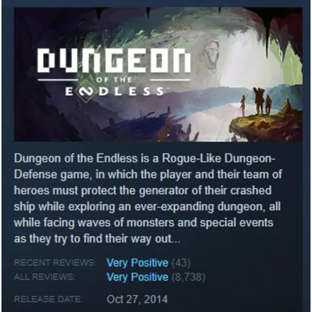 Dungeon of the Endless STEAM KEY REGION FREE GLOBAL+РОССИЯ