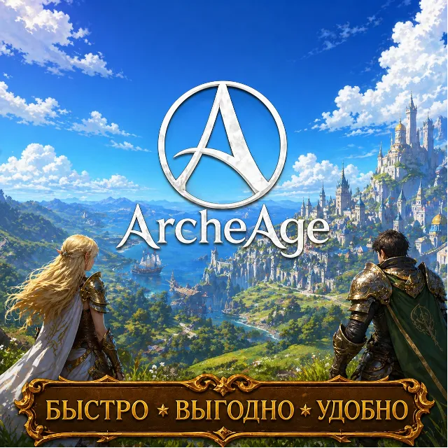 ArcheAge RU сервера Золото БЫСТРАЯ ДОСТАВКА