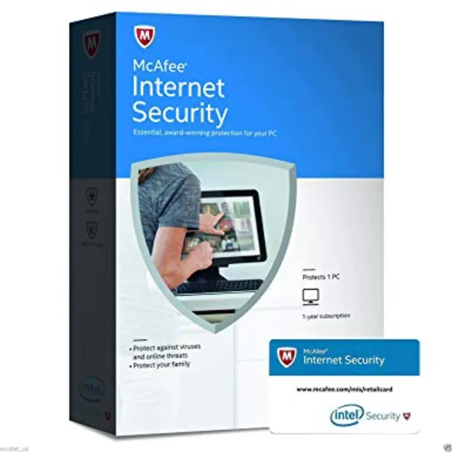 yMcAfee Internet Security  1ГОД/1 ПК КЛЮЧ (15 знаков)