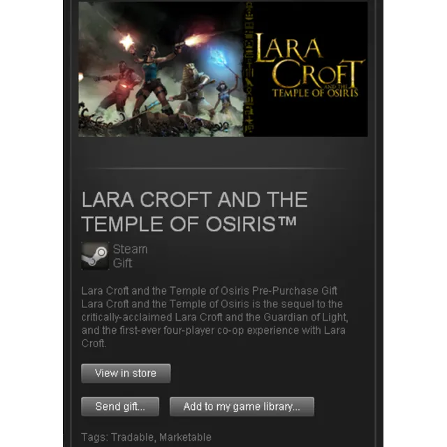 Lara Croft and the Temple of Osiris - STEAM Gift GLOBAL