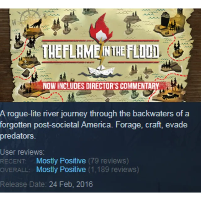 The Flame in the Flood (Steam KEY / ROW / Region free)