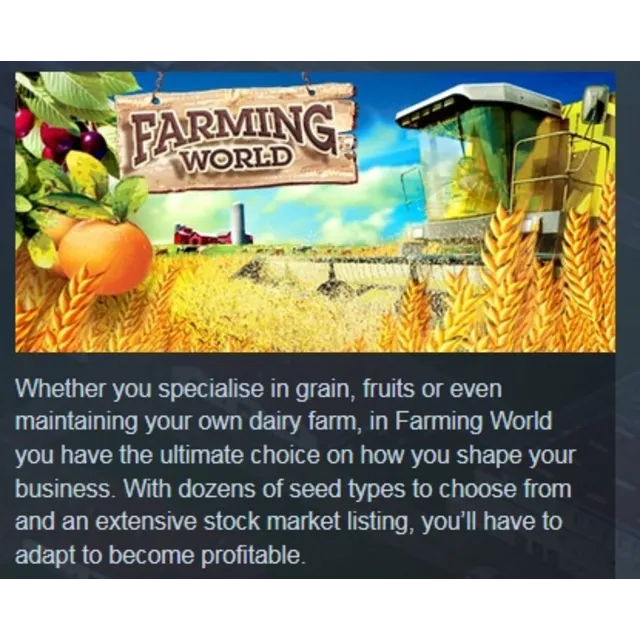 Farming World STEAM KEY REGION GLOBAL+РОССИЯ