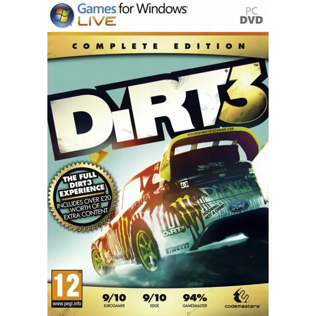 DiRT 3 Complete Edition (Steam Gift RU + CIS) + БОНУС