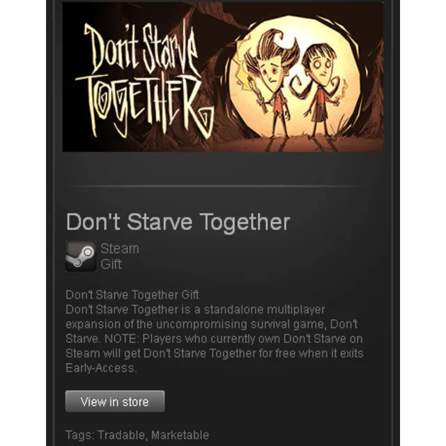 Dont Starve Together - STEAM Gift - Region RU+CIS+UA