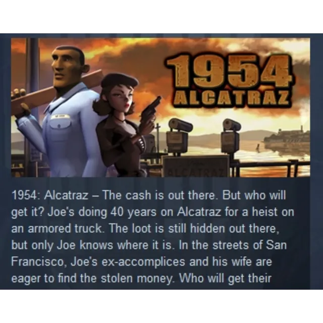 1954 Alcatraz STEAM KEY REGION GLOBAL+РОССИЯ