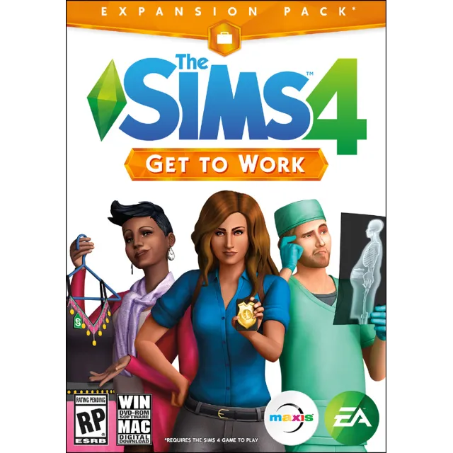 THE SIMS 4: GET TO WORK (НА РАБОТУ) - EXPANSION KEY