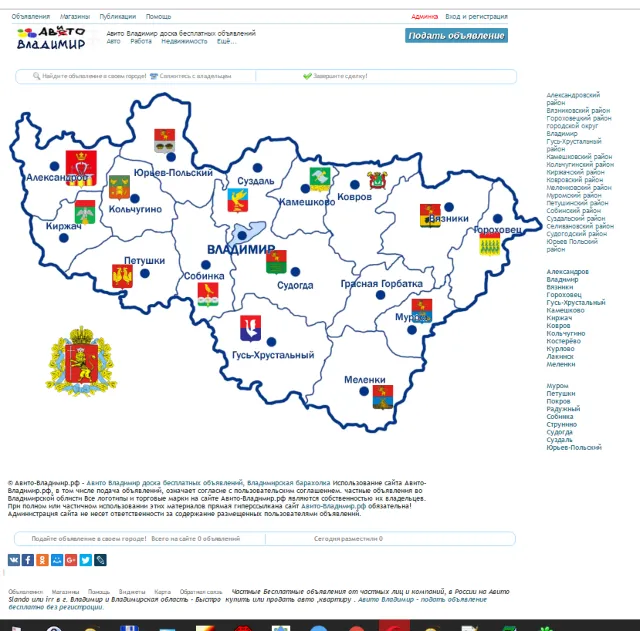 Скрипт доска объявлений дизайн Avito
