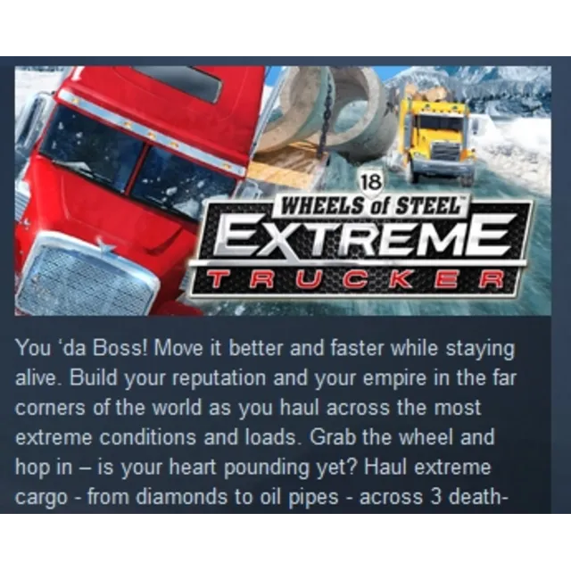 18 Wheels of Steel: Extreme Trucker STEAM KEY GLOBAL