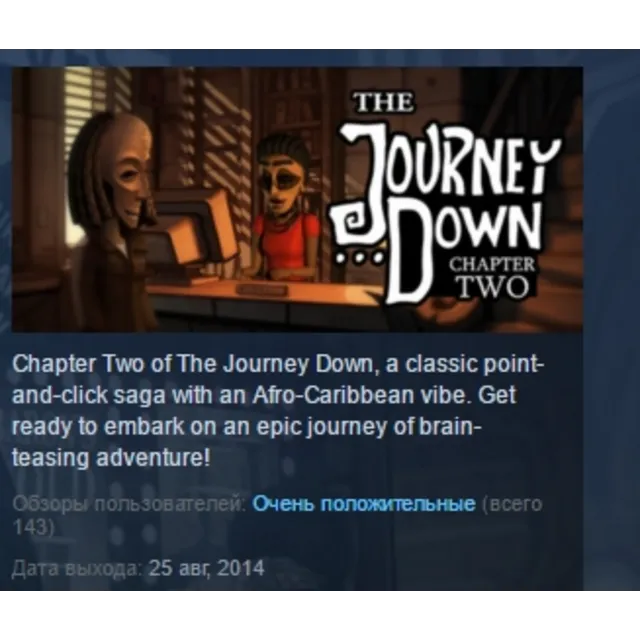 The Journey Down Chapter Two STEAM REGION FREE GLOBAL