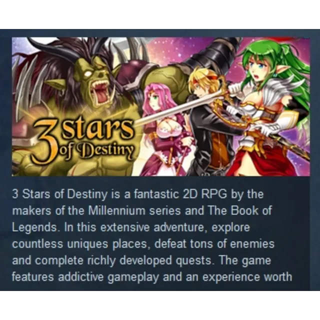 3 Stars of Destiny STEAM KEY REGION FREE GLOBAL