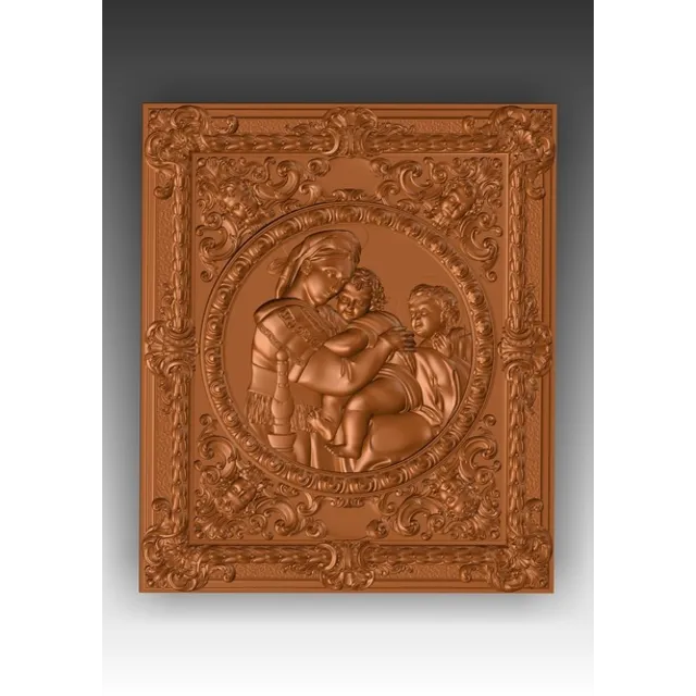 Прямая ссылка на 3d модель madonna_v_kresle_rafael