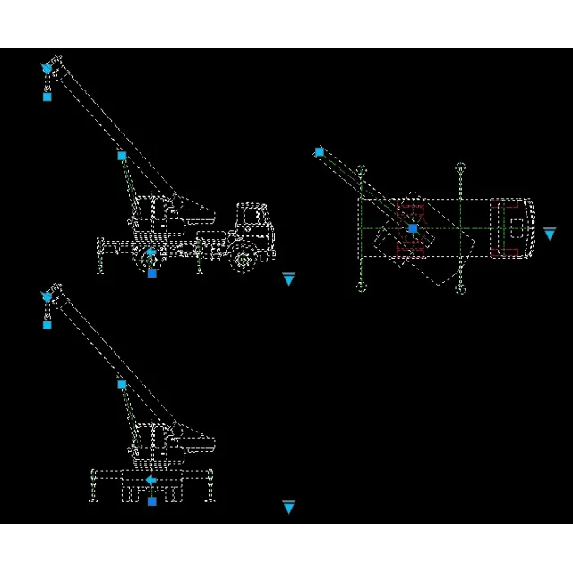 Динамический блок крана КС-3577 в формате DWG