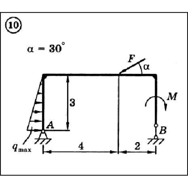Решение задачи С2 вариант 10 (С2-10) - Диевский В.А.