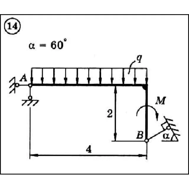Решение задачи С2 вариант 14 (С2-14) - Диевский В.А.