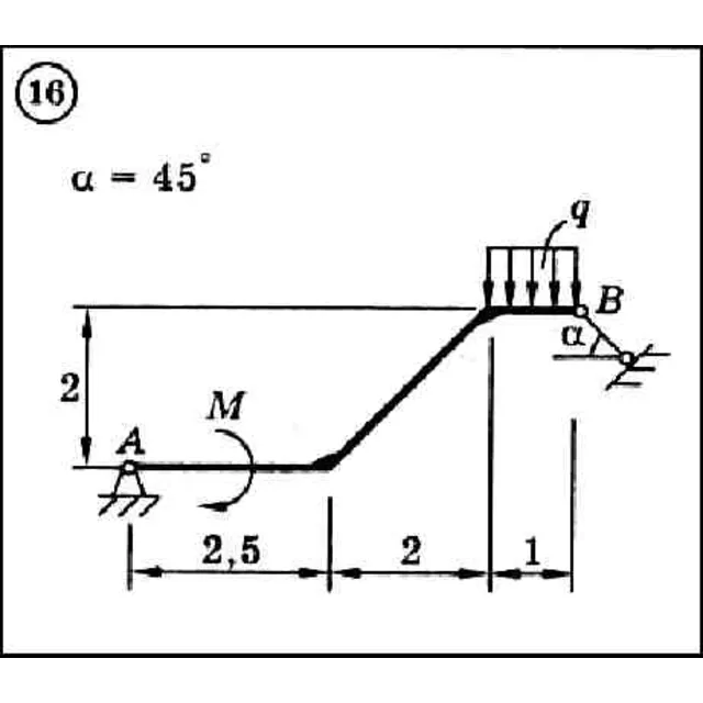 Решение задачи С2 вариант 16 (С2-16) - Диевский В.А.