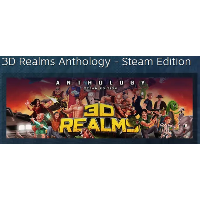 3D Realms Anthology Steam Edition 32 IN 1 STEAM GLOBAL