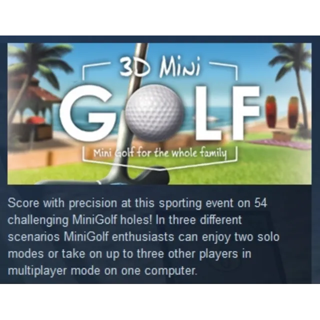 3D MiniGolf  ( Steam Key / Region Free ) GLOBAL