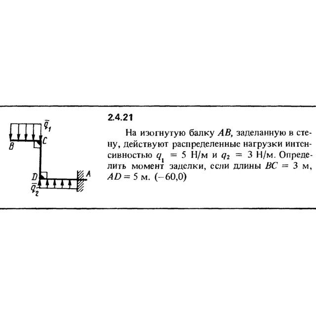 Решение задачи 2.4.21 из сборника Кепе О.Е. 1989 года