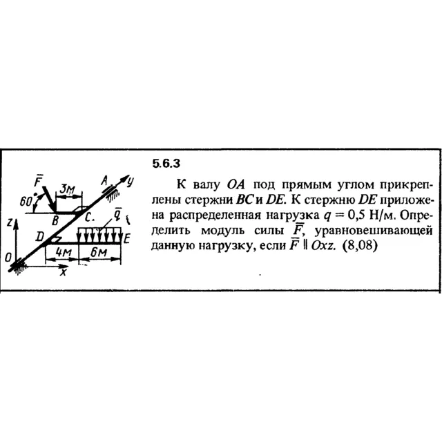 Решение задачи 5.6.3 из сборника Кепе О.Е. 1989 года
