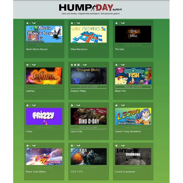 Indie Gala Hump Day Bundle 16 (11 Steam игр)