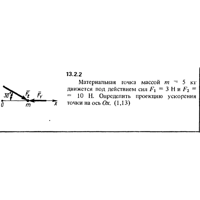 Решение задачи 13.2.2 из сборника Кепе О.Е. 1989 года