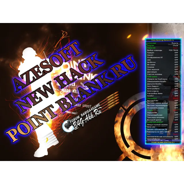 Приватный Чит Azesoft для Point Blank RU