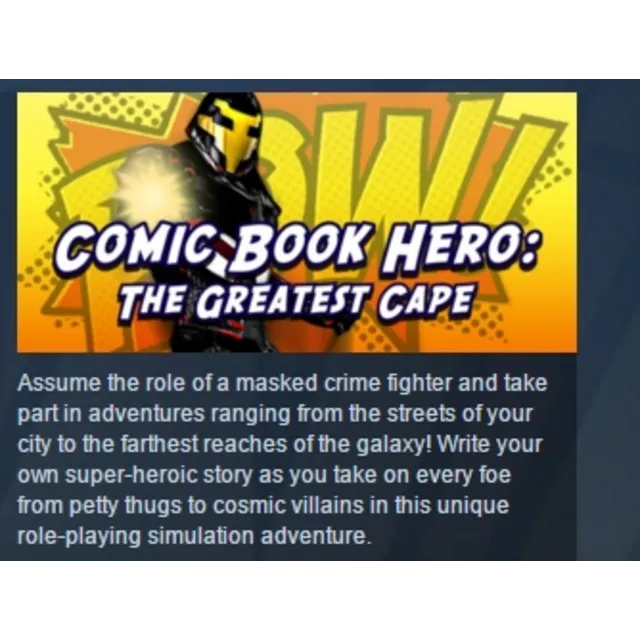 Comic Book Hero: The Greatest Cape STEAM KEY REGION GLOBAL+РОССИЯ ЛИЦЕНЗИЯ