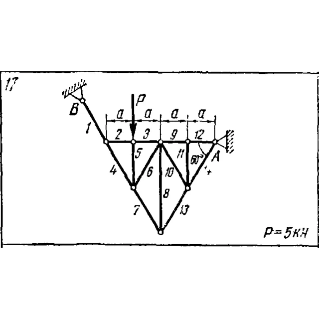 C1 Варинат 17 (C1 В17) термех задачник Яблонский 1978г