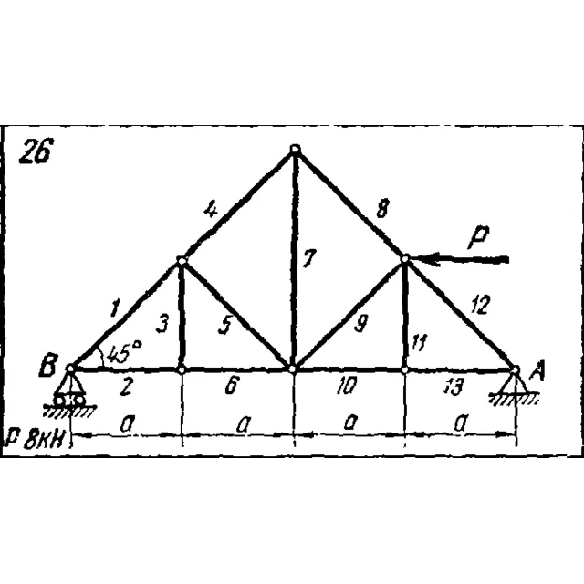 C1 Варинат 26 (C1 В26) термех задачник Яблонский 1978г