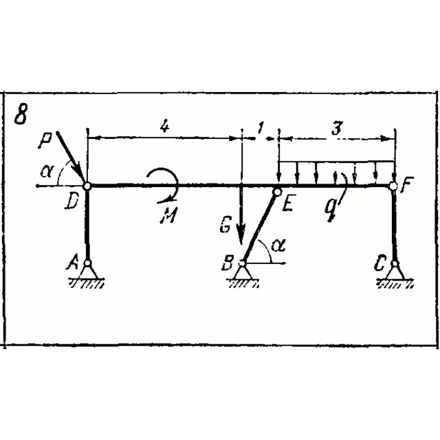 C2 Варинат 08 термех из решебника Яблонский А.А. 1978 г