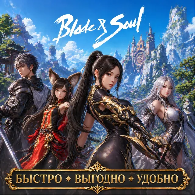 Blade and Soul Gold 4 GAME RU СЕРВЕРА СКИДКИ ДЕШЕВО