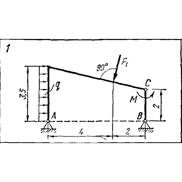 C5 Вариант 01 термех из решебника Яблонский А.А. 1978 г