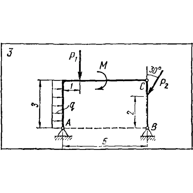 C5 Вариант 03 термех из решебника Яблонский А.А. 1978 г