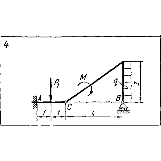 C5 Вариант 04 термех из решебника Яблонский А.А. 1978 г