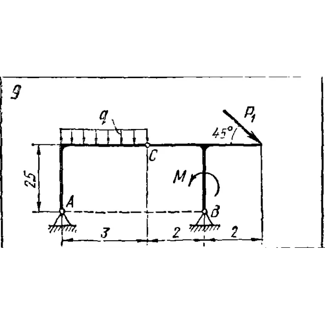 C5 Вариант 09 термех из решебника Яблонский А.А. 1978 г
