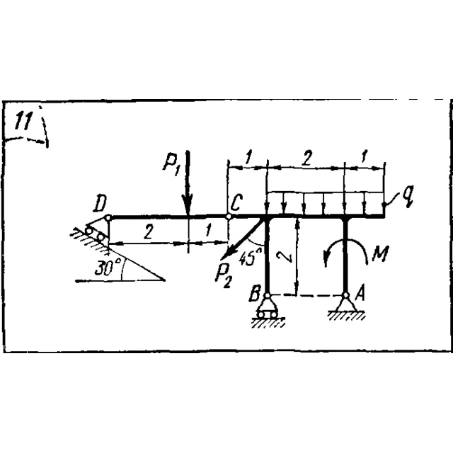 C5 Вариант 11 термех из решебника Яблонский А.А. 1978 г