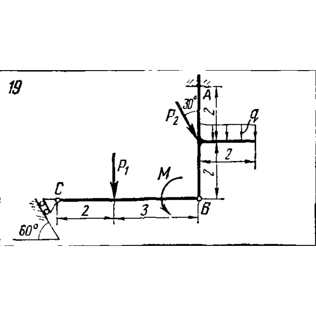C5 Вариант 19 термех из решебника Яблонский А.А. 1978 г