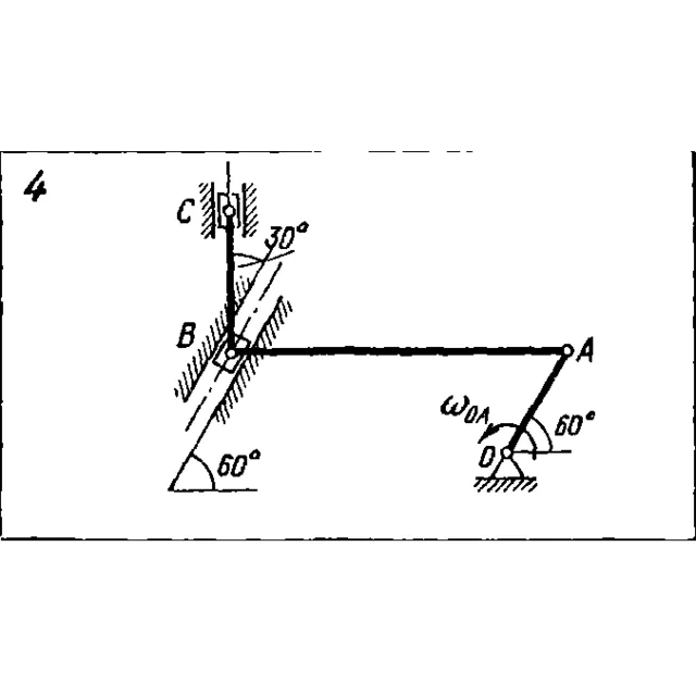 Задача К4 Вар. 04 термех из решебника Яблонский АА 1978