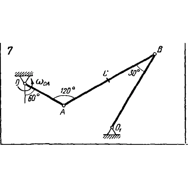 Задача К4 Вар. 07 термех из решебника Яблонский АА 1978